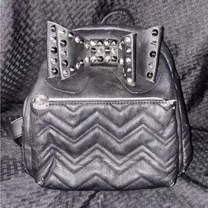 Betsey Johnson | Bags | Betsey Johnson Black Faux Leather  display picture 1